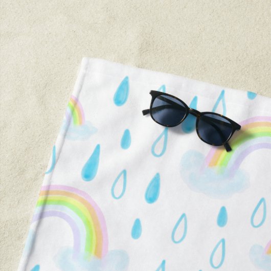 Regenbogen-Träume Strandtuch (Beispiel)