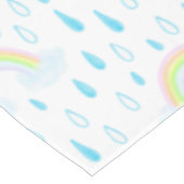 Regenbogen-Träume Tischdecke (Schrägansicht)