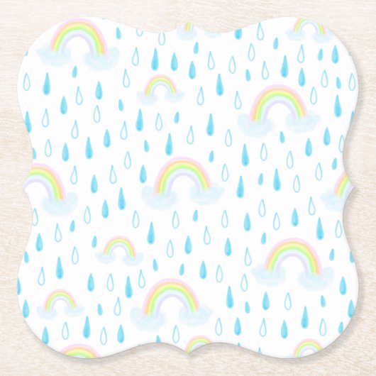 Regenbogen-Träume Untersetzer (Vorderseite)