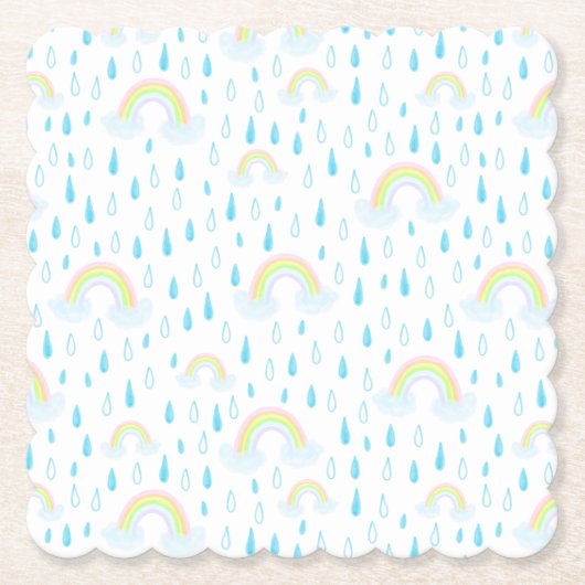 Regenbogen-Träume Untersetzer (Vorderseite)