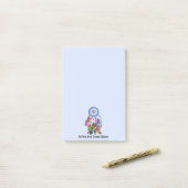 Regenbogen-Traumfänger des Aquarells herrlicher Post-it Klebezettel (Auf Schreibtisch)