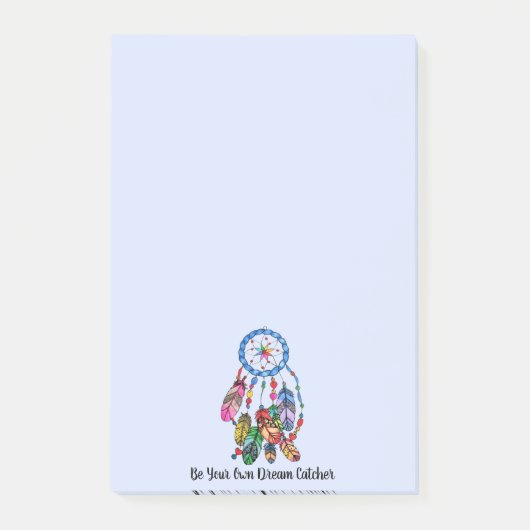 Regenbogen-Traumfänger des Aquarells herrlicher Post-it Klebezettel (Vorderseite)