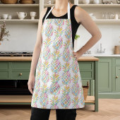 Regenbogen-tropisches Ananas-Muster Schürze
