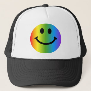 Regenbogen Truckerkappe