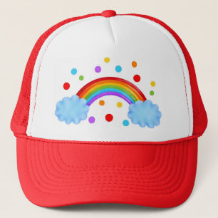 Regenbogen Truckerkappe