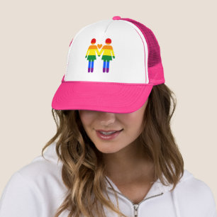 Regenbogen Truckerkappe
