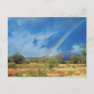 Regenbogen Tubac, AZ Postkarte