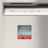 Regenbogen, Tulpen, Textmagnete für Windmühle Magnet (In Situ (Geschirrspüler))