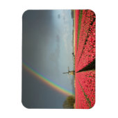 Regenbogen-, Tulpen- und rechteckige Windmühle-Mag Magnet (Vertikal)