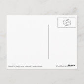 Regenbogen, Tulpen und Windmühle Amsterdam Postkar Postkarte (Rückseite)