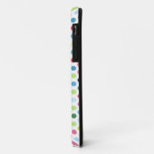 Regenbogen-Tupfen Case-Mate iPhone Hülle (Hinten/Links)