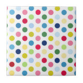 Regenbogen-Tupfen Fliese (Vorderseite)