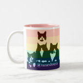 Regenbogen TuxedoTrio Tasse (Links)