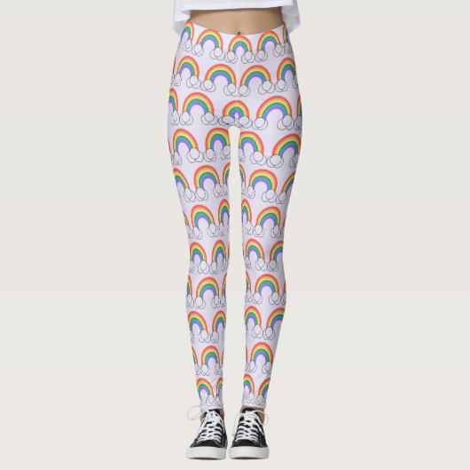 REGENBOGEN u. WOLKE Leggings (Vorderseite)