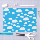 Regenbogen u. Wolken-niedliches 1. Seidenpapier (Handwerk)