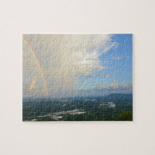 Regenbogen über Chattanooga, Tennessee - 8 x 10 Zo Puzzle
