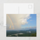 Regenbogen über Chattanooga, Tennessee Postkarte (Vorne/Hinten)