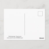 Regenbogen über Chattanooga, Tennessee Postkarte (Rückseite)