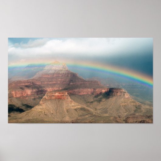 Regenbogen über dem Grand Canyon Poster (Vorne)