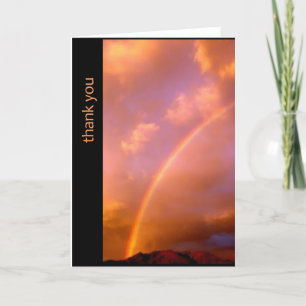 Regenbogen über dem Ortiz - neues mexico Danke