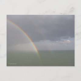 Regenbogen über dem Ozean II Postkarte
