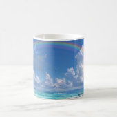Regenbogen über dem Ozean Kaffeetasse (Mittel)