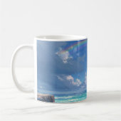 Regenbogen über dem Ozean Kaffeetasse (Links)