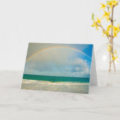 Regenbogen über dem Ozean Karte (Gelbe Blume)