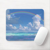 Regenbogen über dem Ozean Mousepad (Mit Mouse)