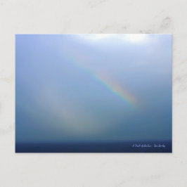 Regenbogen über dem Ozean Postkarte