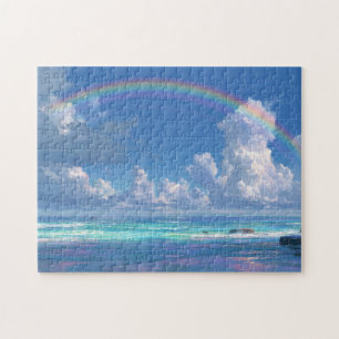 Regenbogen über dem Ozean Puzzle