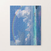 Regenbogen über dem Ozean Puzzle (Vertikal)