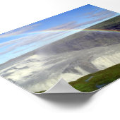 Regenbogen über dem Wasserfall Gullfoss Island Poster (Ecke)