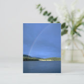 Regenbogen über den Nahanni River, NWT, Kanada Postkarte (Stehend Vorderseite)