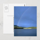 Regenbogen über den Nahanni River, NWT, Kanada Postkarte (Vorne/Hinten)