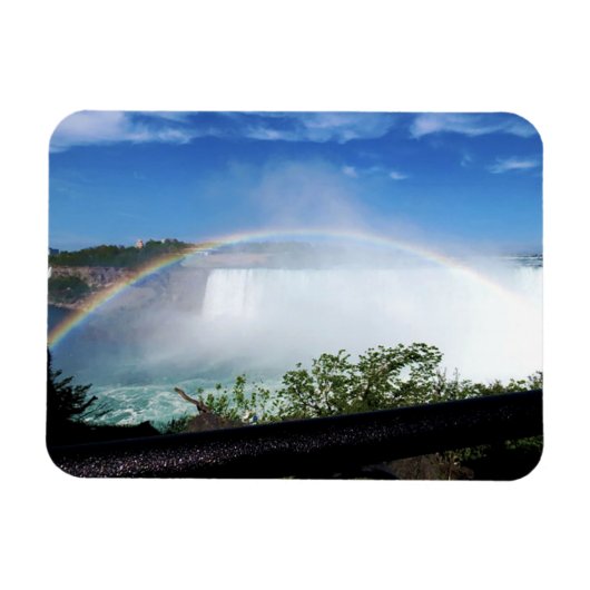 Regenbogen über den Wasserfällen Magnet (Horizontal)