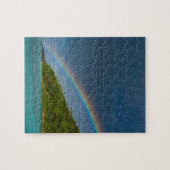 Regenbogen über der Insel, Amerikanisch-Samoa Puzzle (Horizontal)