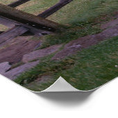 Regenbogen über die Sweetgrass Ranch Poster (Ecke)