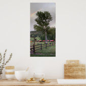 Regenbogen über die Sweetgrass Ranch Poster (Küche)