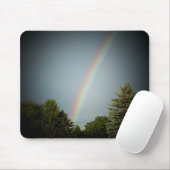 Regenbogen über Evergeen Mousepad (Mit Mouse)