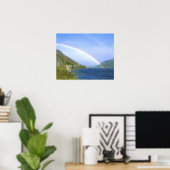 Regenbogen über Hawea Lake, South Island, New Poster (Heimbüro)