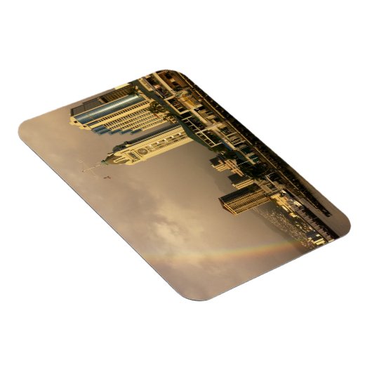 Regenbogen über Honolulu, Hawaii, USA 2 Magnet (Rechte Seite)
