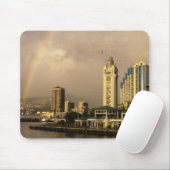 Regenbogen über Honolulu, Hawaii, USA 2 Mousepad (Mit Mouse)