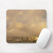 Regenbogen über Honolulu, Hawaii, USA 3 Mousepad (Mit Mouse)