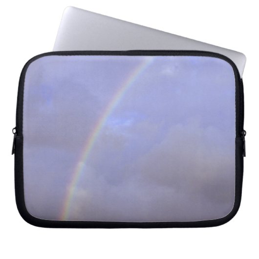 Regenbogen über Honolulu, Hawaii, USA Laptopschutzhülle (Vorderseite)