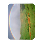Regenbogen über Hügeln, Eastern Cape, Südafrika Magnet (Vertikal)