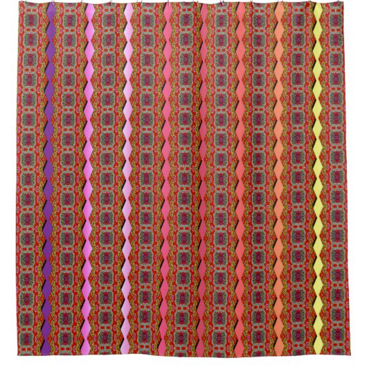 Regenbogen über Indien Duschvorhang (Vorderseite)