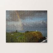 Regenbogen über Kilauea Leuchtturm auf Hawaii Puzzle (Horizontal)