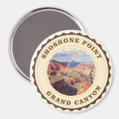 Regenbogen über Shoshone Point, Grand Canyon Magnet (Vorderseite/Rückseite)