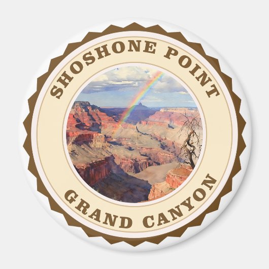 Regenbogen über Shoshone Point, Grand Canyon Magnet (Vorne)